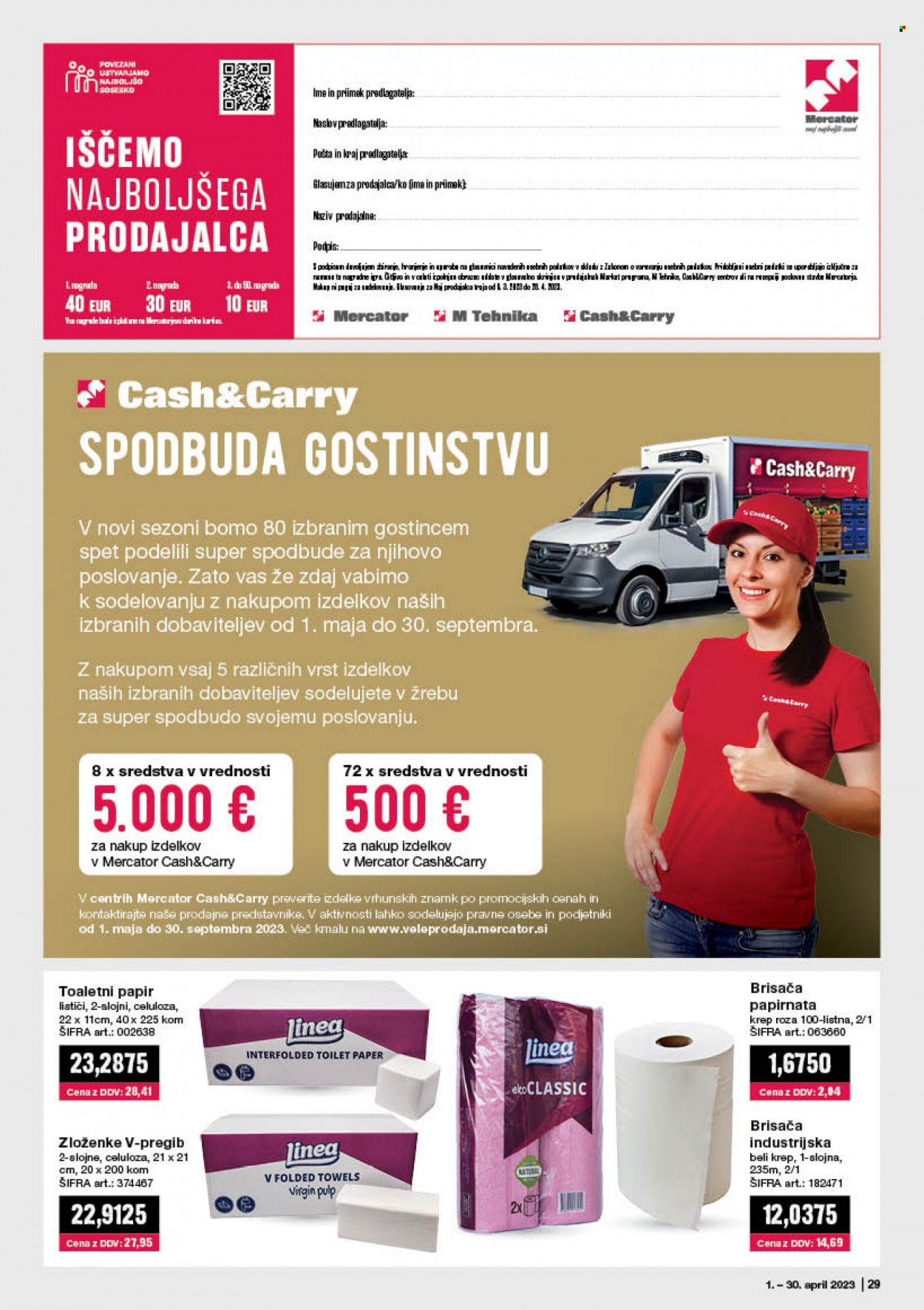 Mercator Cash & Carry katalog - 1.4.2023 - 30.4.2023. Stran 29