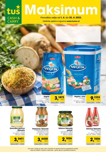 Tuš Cash & Carry katalog - 1.4.2023 - 30.4.2023.