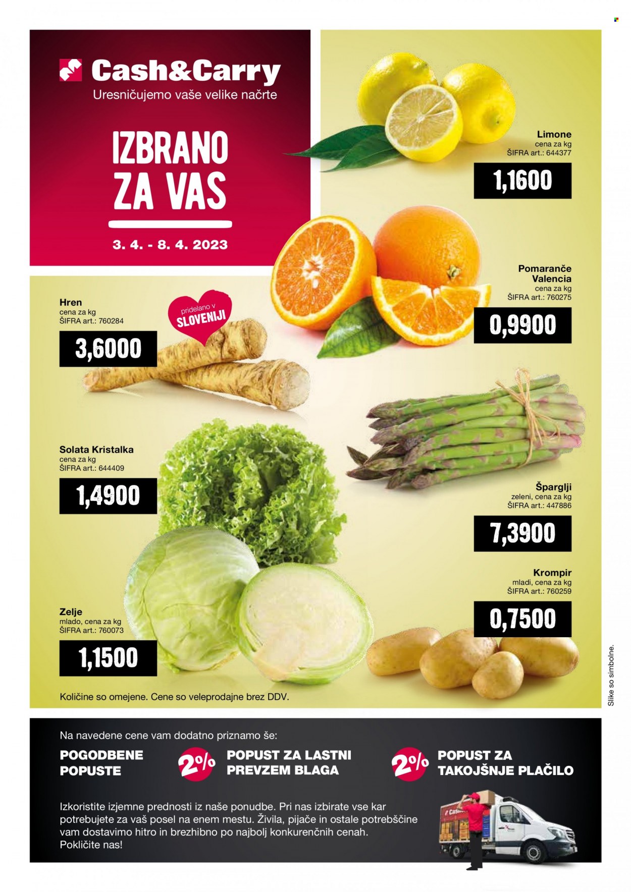 Mercator Cash & Carry katalog - 3.4.2023 - 8.4.2023. Stran 1