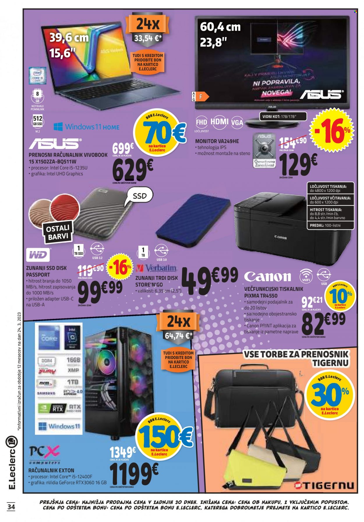E.Leclerc katalog - 5.4.2023 - 15.4.2023. Stran 34