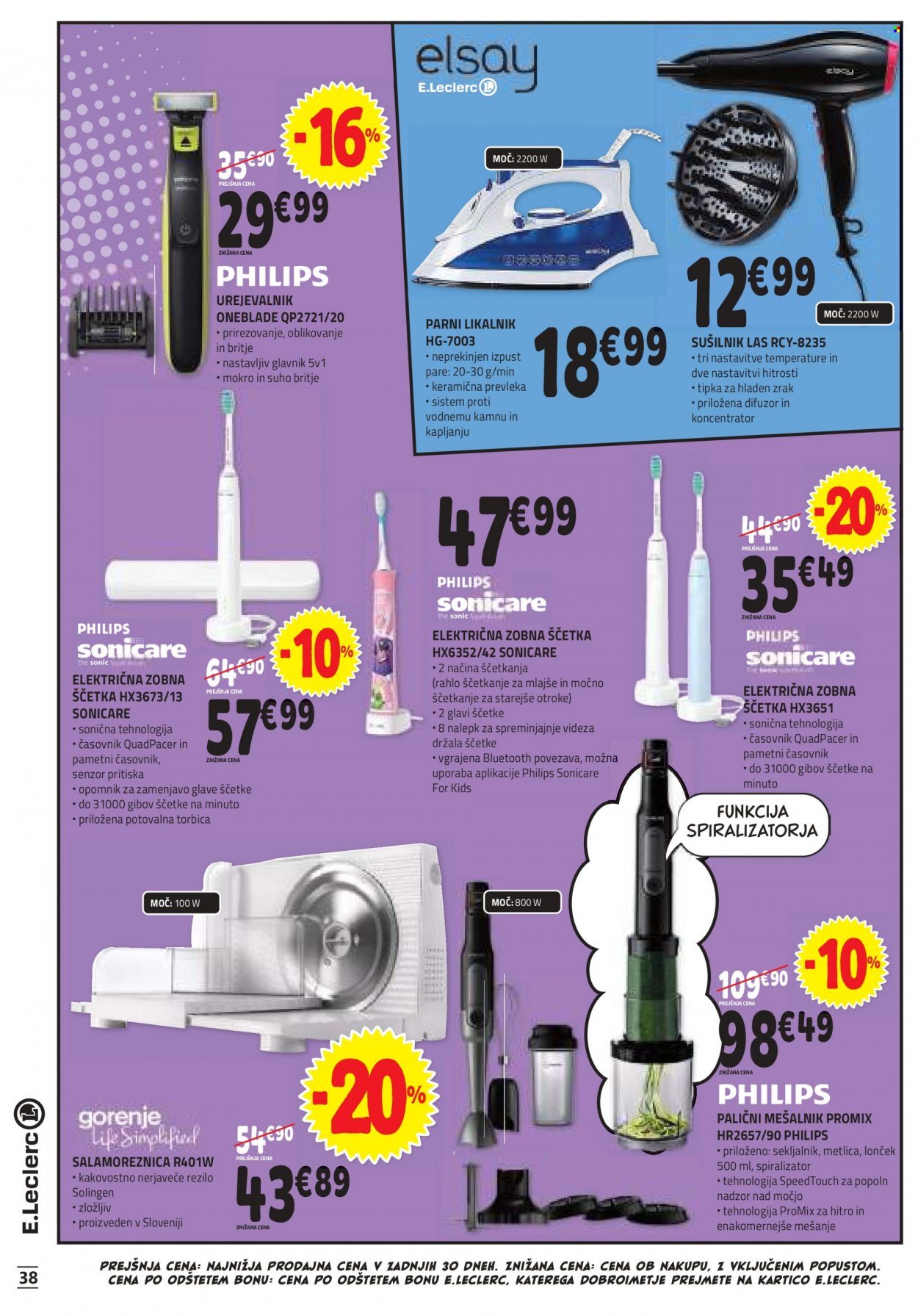 E.Leclerc katalog - 5.4.2023 - 15.4.2023. Stran 38