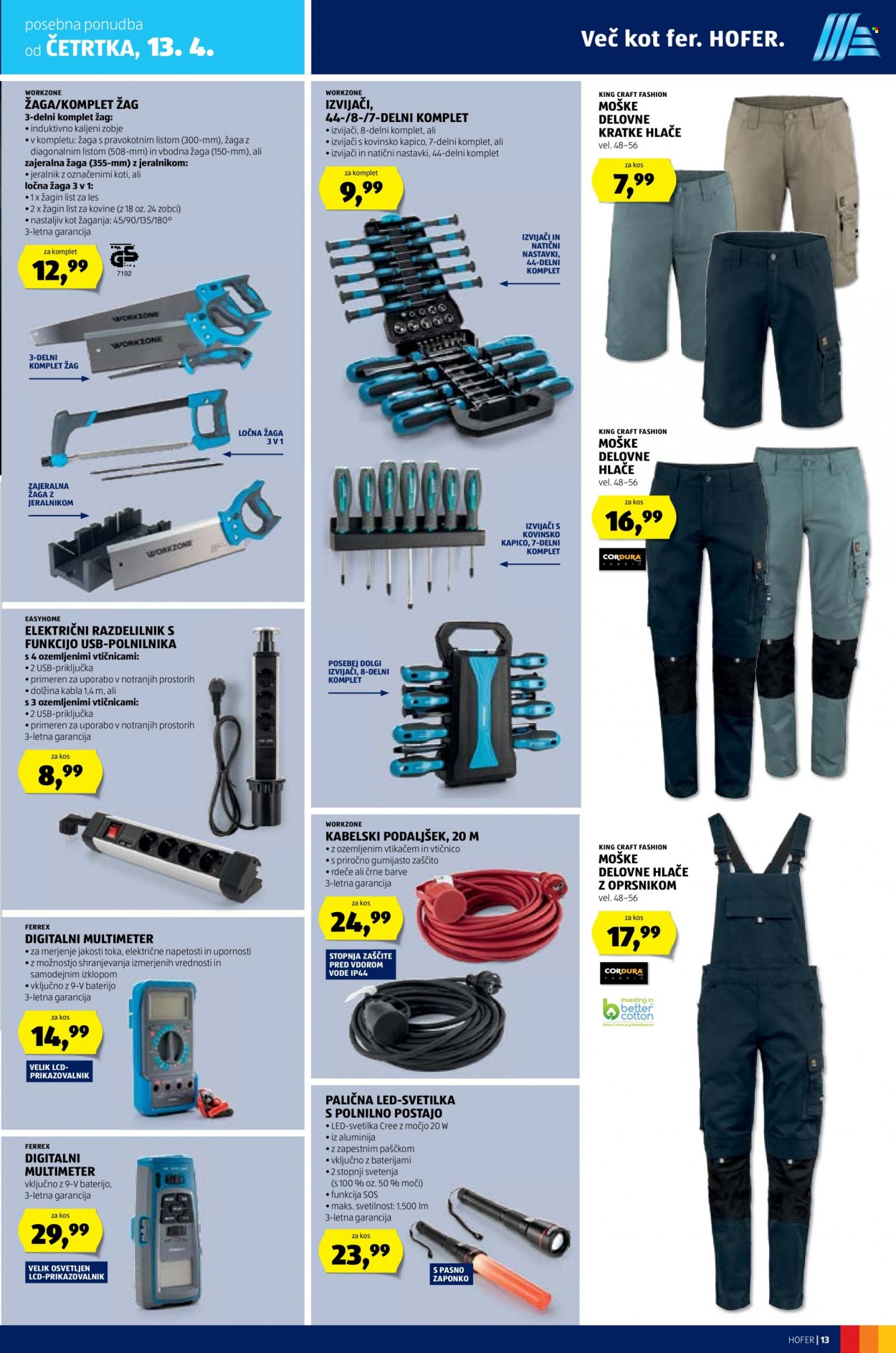 Hofer katalog - 6.4.2023 - 15.4.2023. Stran 13