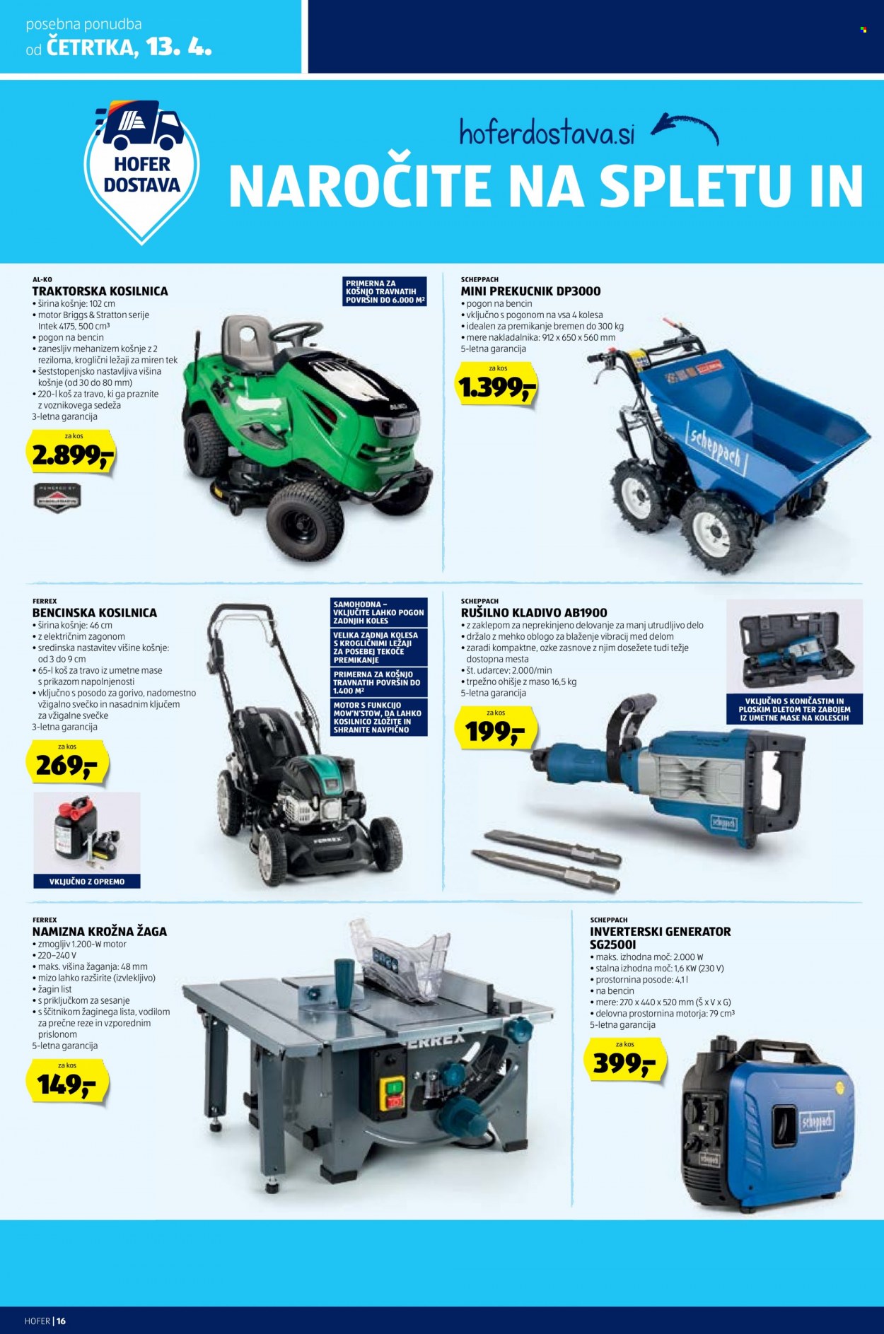 Hofer katalog - 6.4.2023 - 15.4.2023. Stran 16