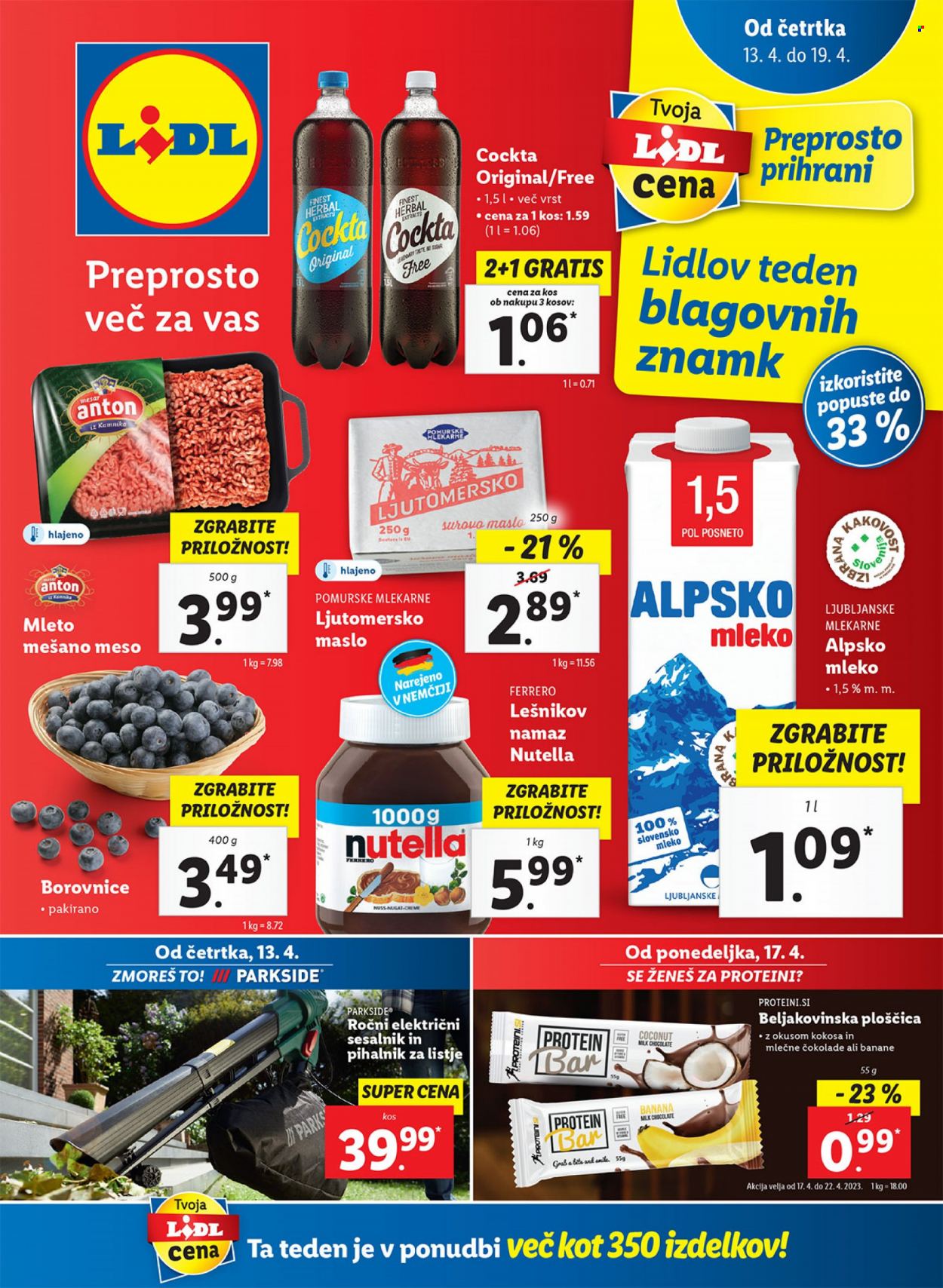 Lidl katalog - 13.4.2023 - 19.4.2023. Stran 1