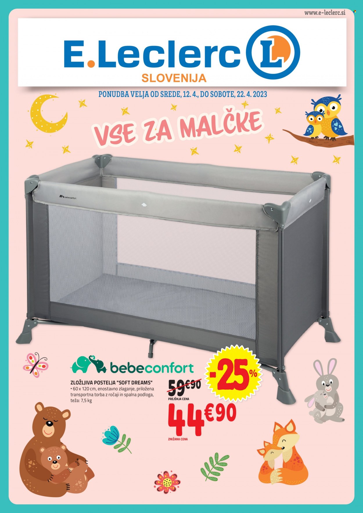 E.Leclerc katalog - 12.4.2023 - 22.4.2023. Stran 1