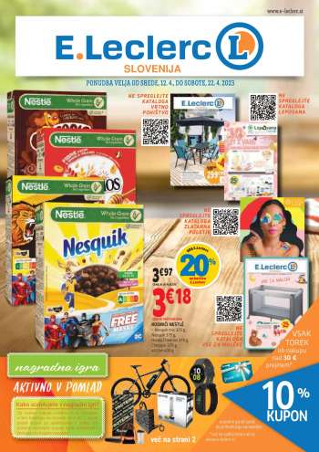 E.Leclerc katalog - 12.4.2023 - 22.4.2023.