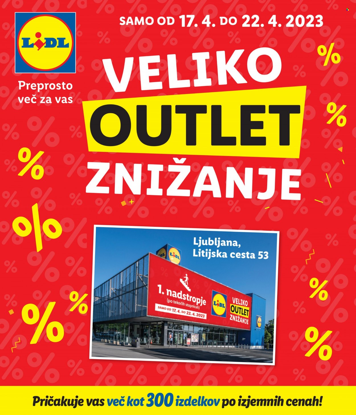 Lidl katalog - 17.4.2023 - 22.4.2023. Stran 1
