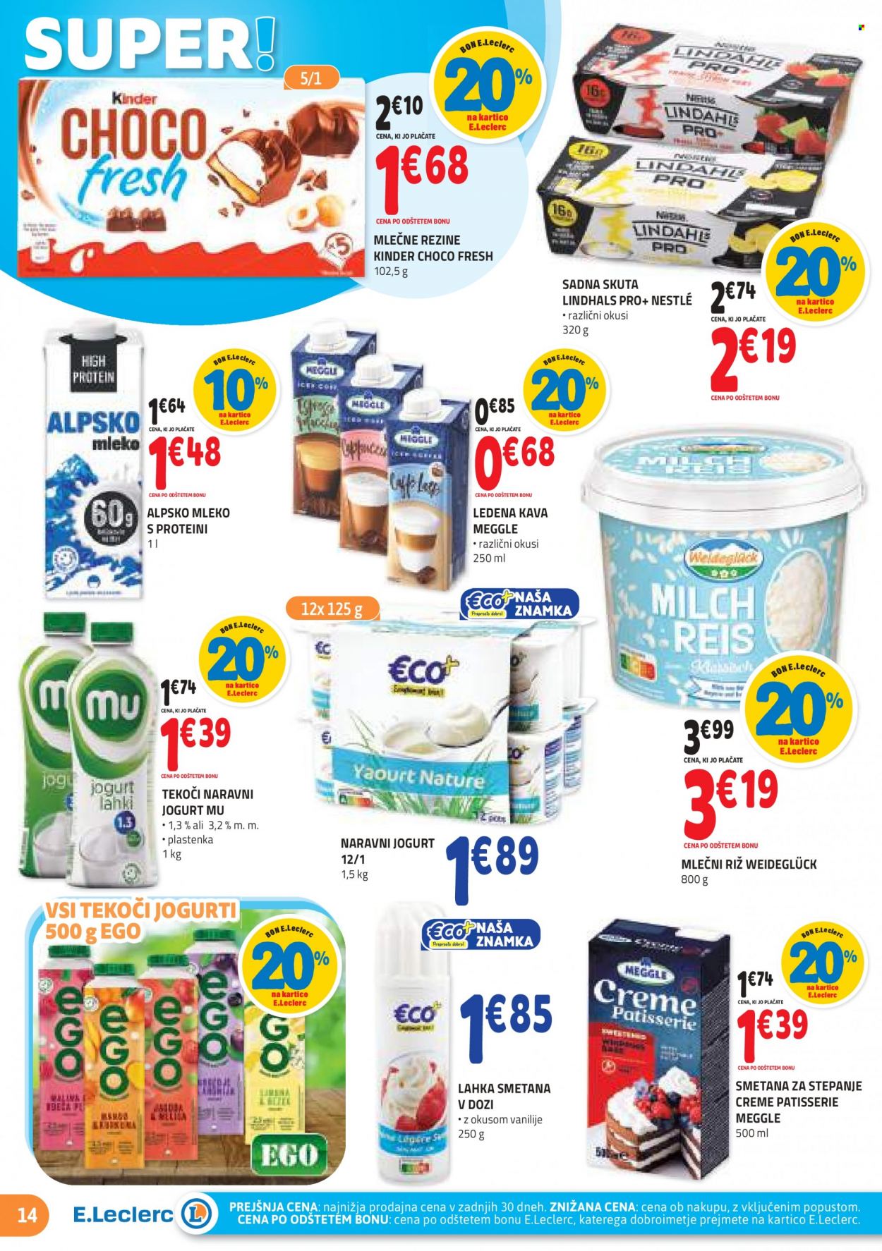 E.Leclerc katalog - 19.4.2023 - 29.4.2023. Stran 14