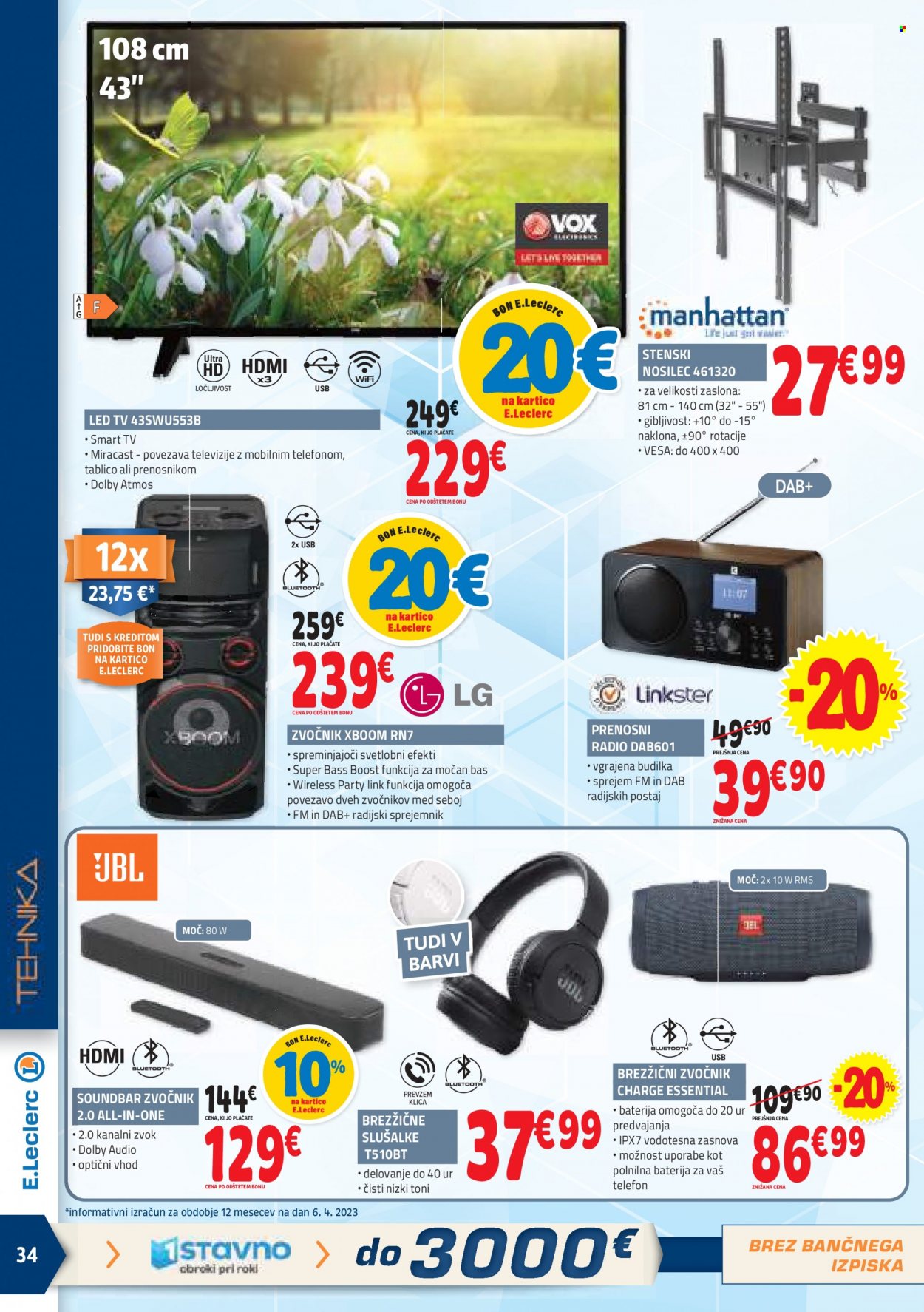 E.Leclerc katalog - 19.4.2023 - 29.4.2023. Stran 34