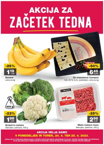 Mercator katalog - 24.4.2023 - 25.4.2023.