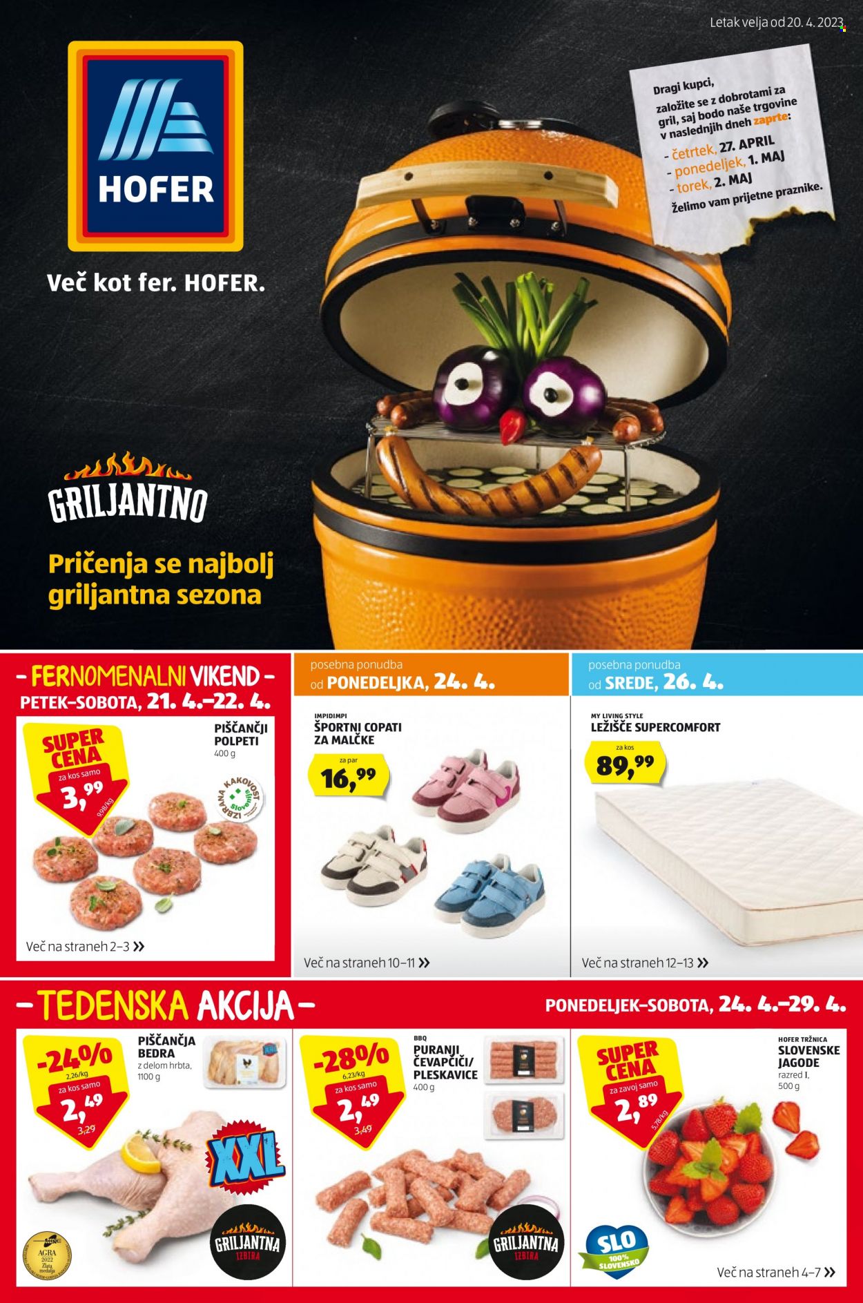 Hofer katalog - 20.4.2023 - 29.4.2023. Stran 1