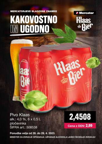 Mercator katalog - 28.4.2023 - 29.4.2023.