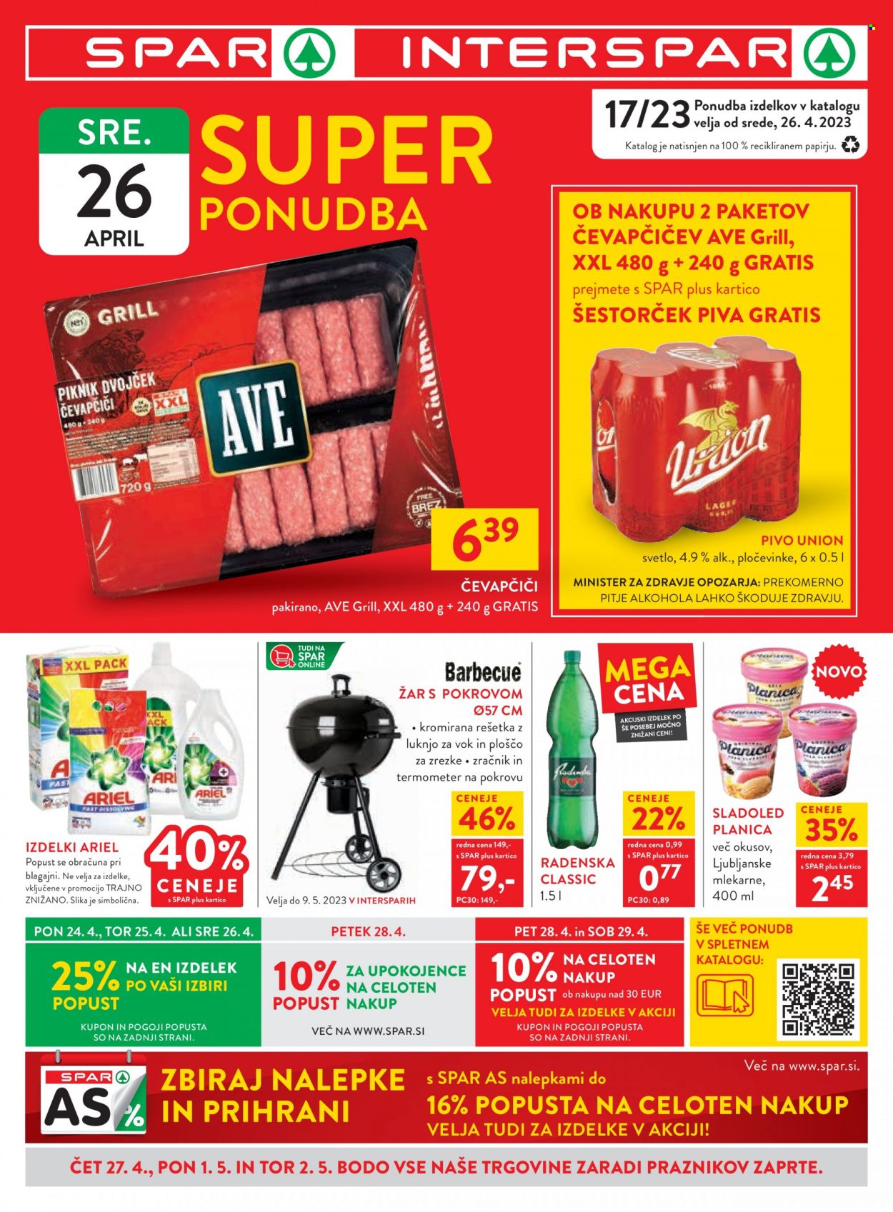 SPAR katalog - 26.4.2023 - 9.5.2023. Stran 1