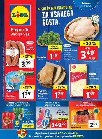 Lidl katalog - 26.4.2023 - 3.5.2023.