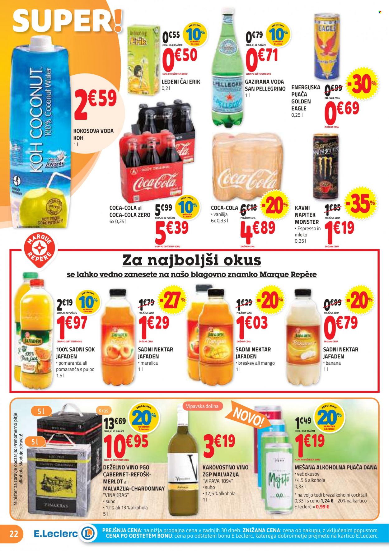 E.Leclerc katalog - 26.4.2023 - 6.5.2023. Stran 22