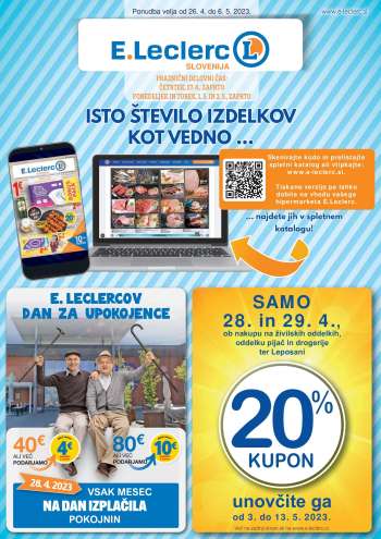 E.Leclerc katalog - 26.4.2023 - 6.5.2023.