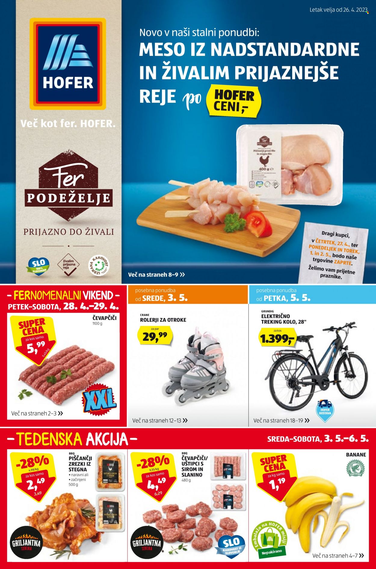 Hofer katalog - 26.4.2023 - 6.5.2023. Stran 1