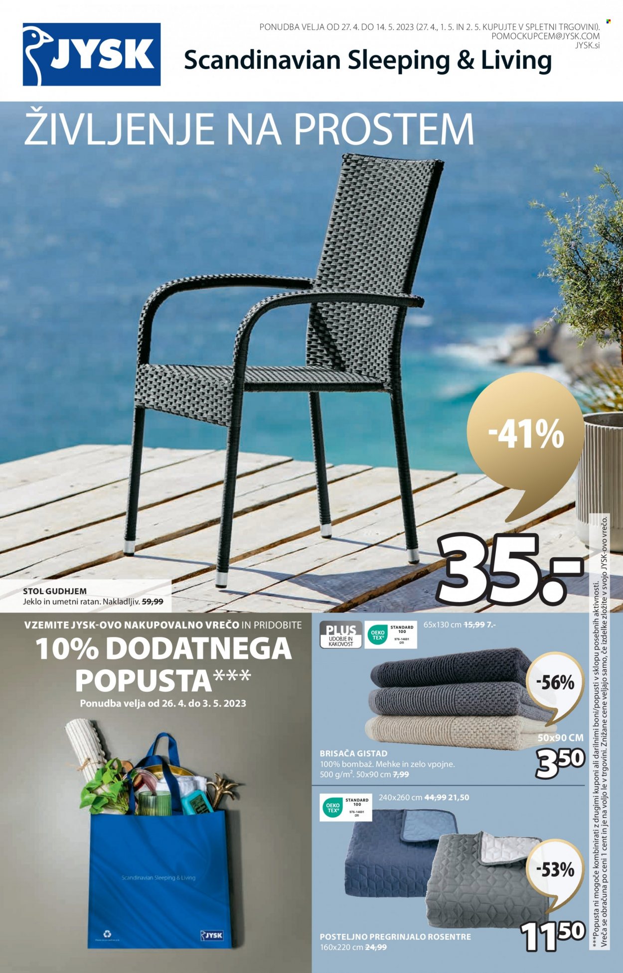 JYSK katalog - 27.4.2023 - 14.5.2023. Stran 1