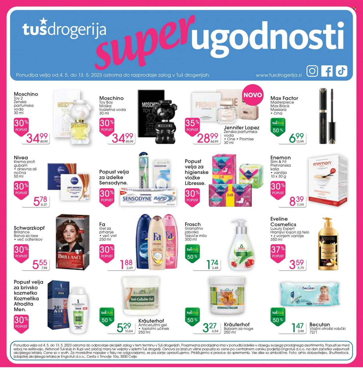 Tuš Drogeria katalog - 4.5.2023 - 13.5.2023. Stran 1