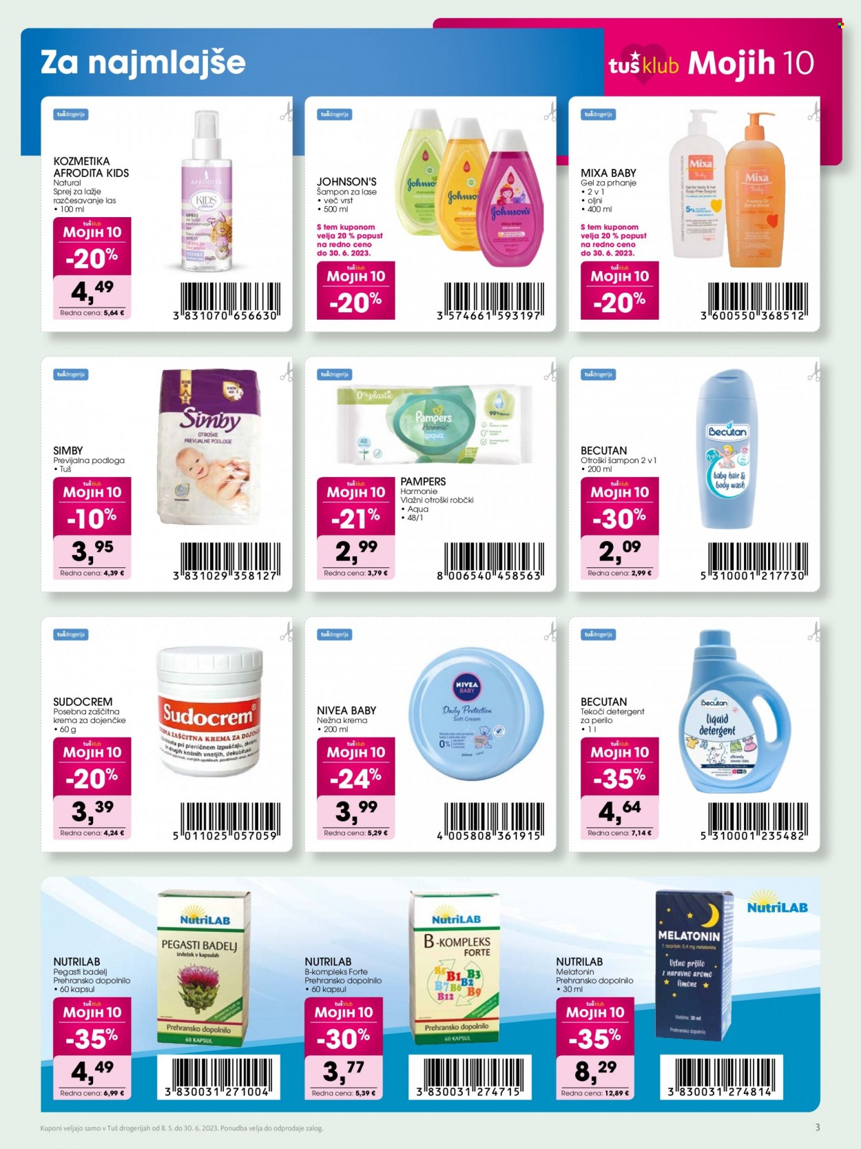 Tuš Drogeria katalog - 8.5.2023 - 30.6.2023. Stran 3