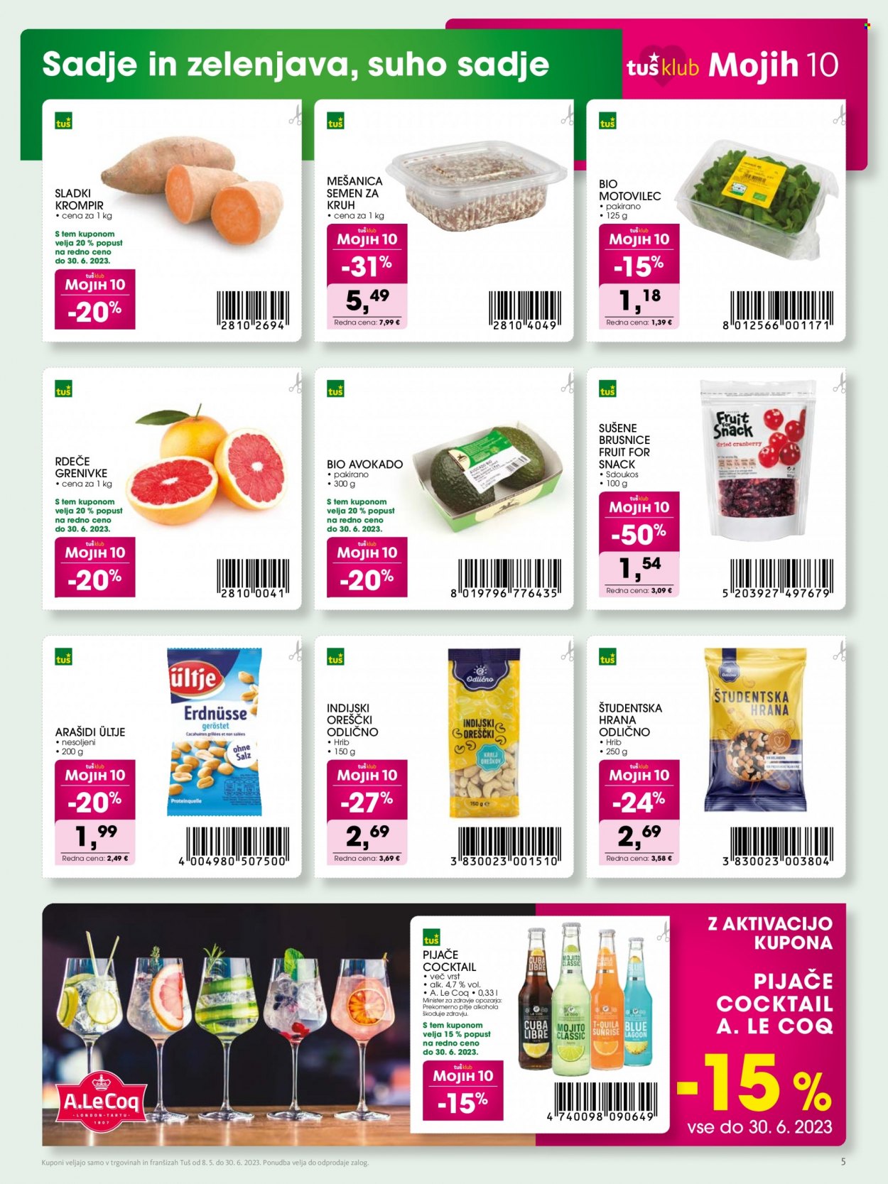 Tuš katalog - 8.5.2023 - 30.6.2023. Stran 5