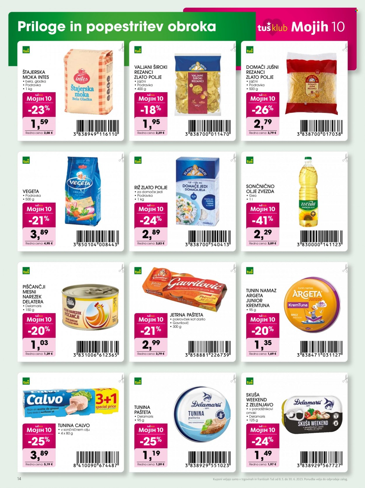 Tuš katalog - 8.5.2023 - 30.6.2023. Stran 14