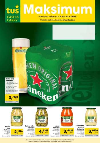 Tuš Cash & Carry katalog - 1.5.2023 - 31.5.2023.