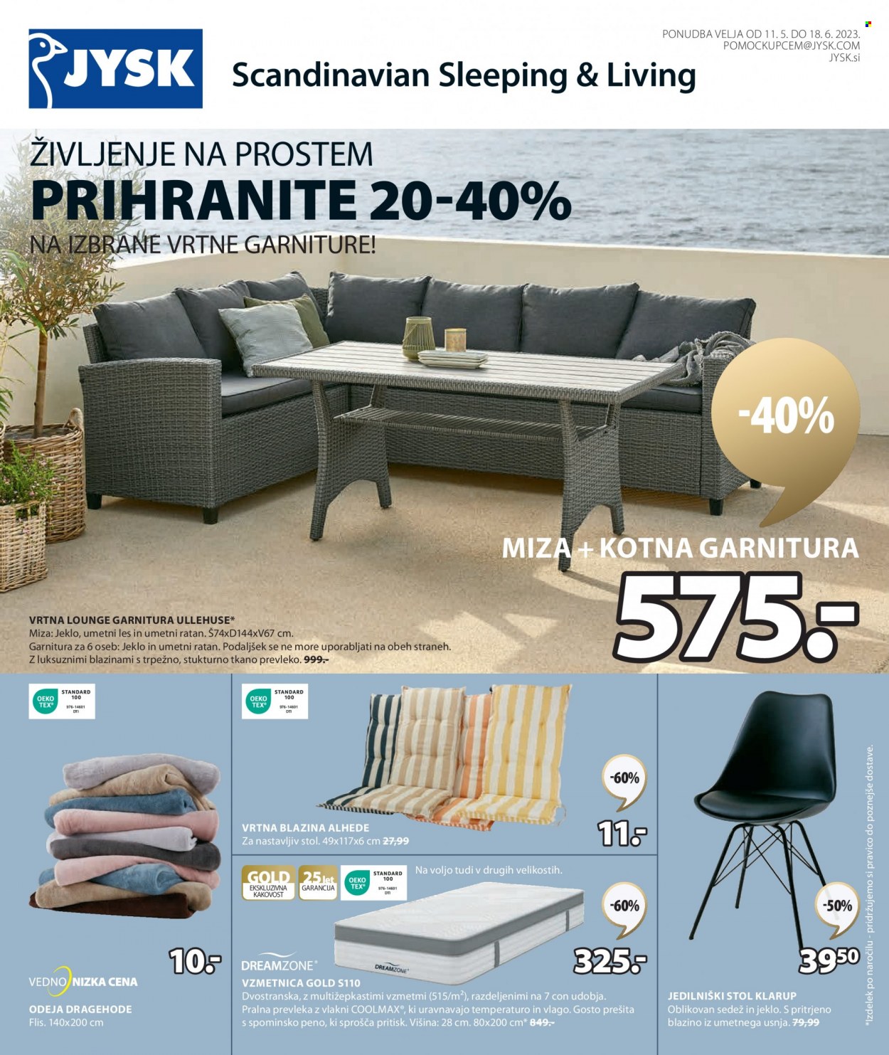 JYSK katalog - 11.5.2023 - 18.6.2023. Stran 1