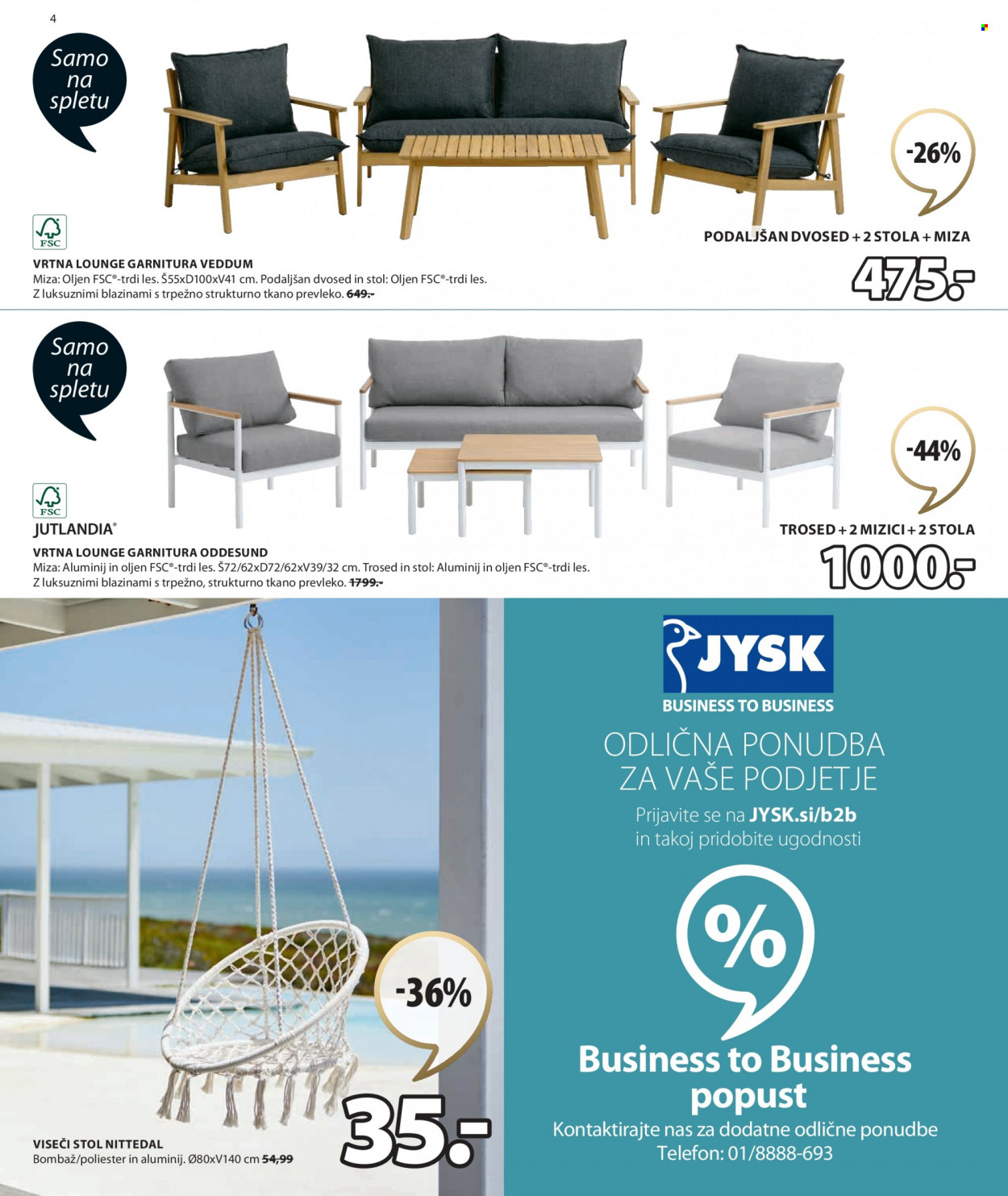 JYSK katalog - 11.5.2023 - 18.6.2023. Stran 4