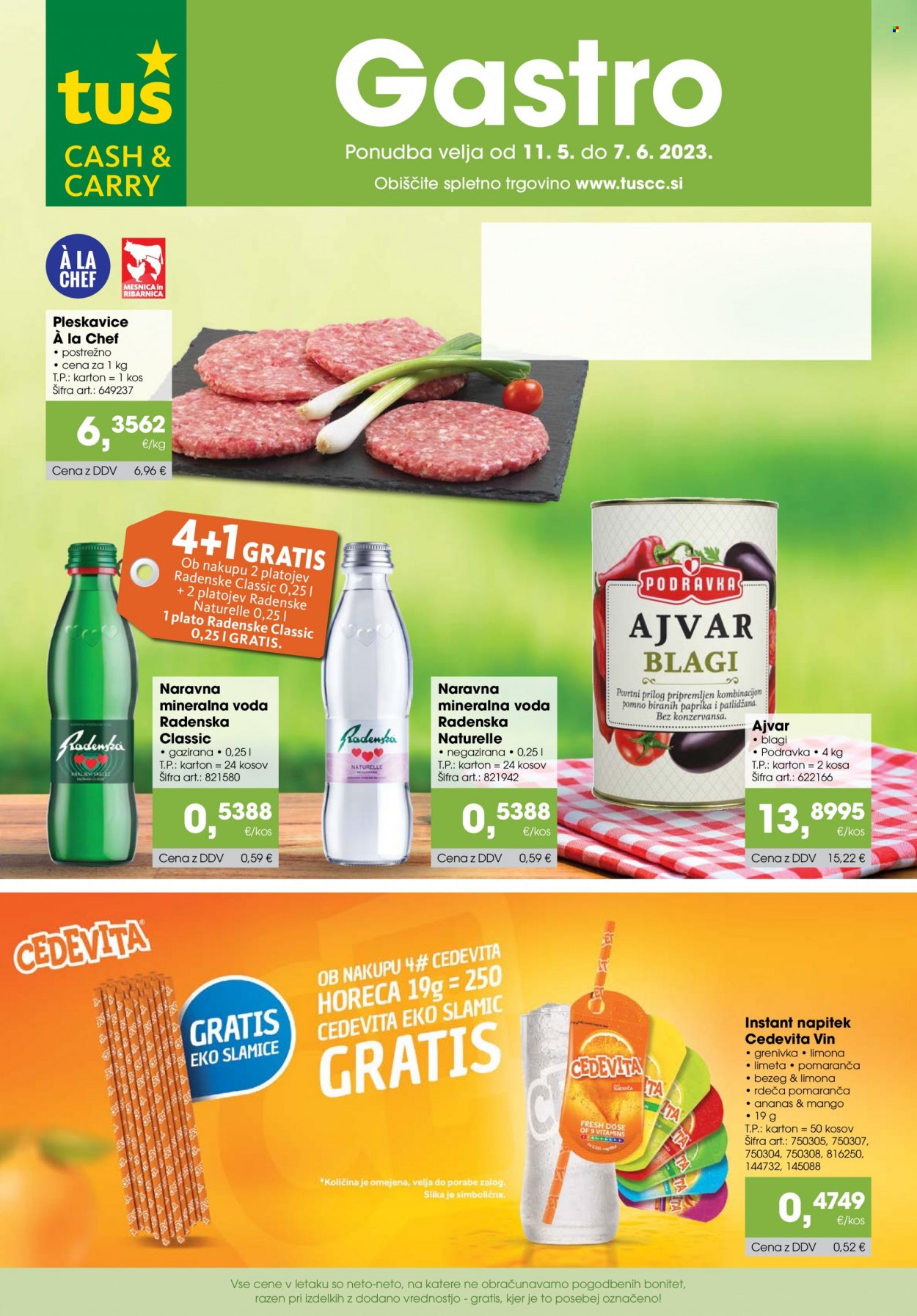 Tuš Cash & Carry katalog - 11.5.2023 - 7.6.2023. Stran 1