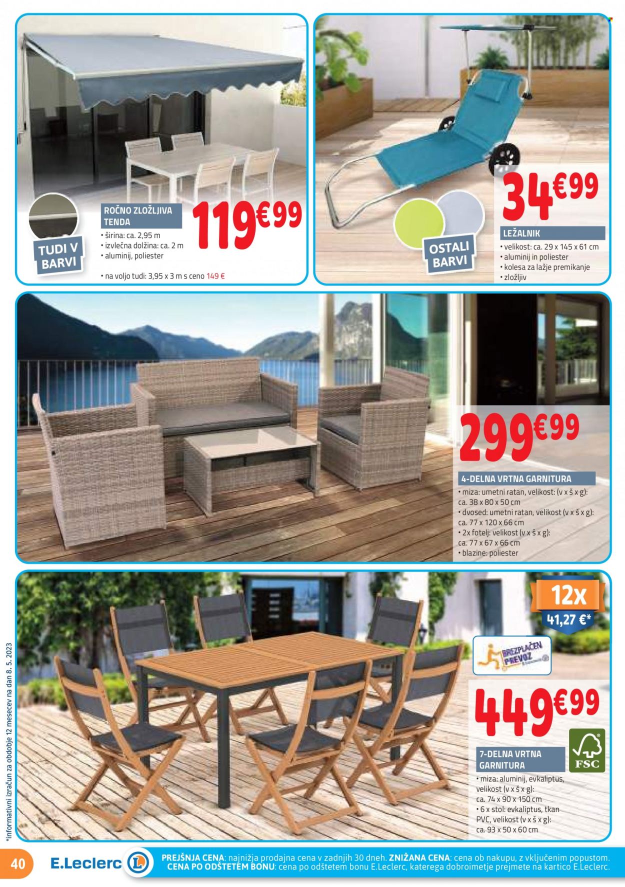 E.Leclerc katalog - 17.5.2023 - 27.5.2023. Stran 40