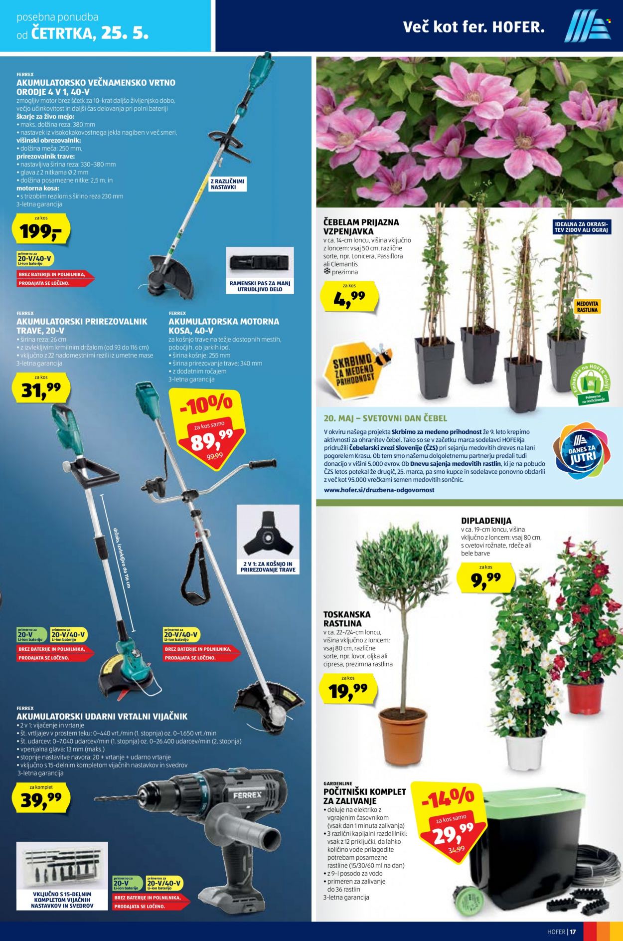 Hofer katalog - 18.5.2023 - 27.5.2023. Stran 17