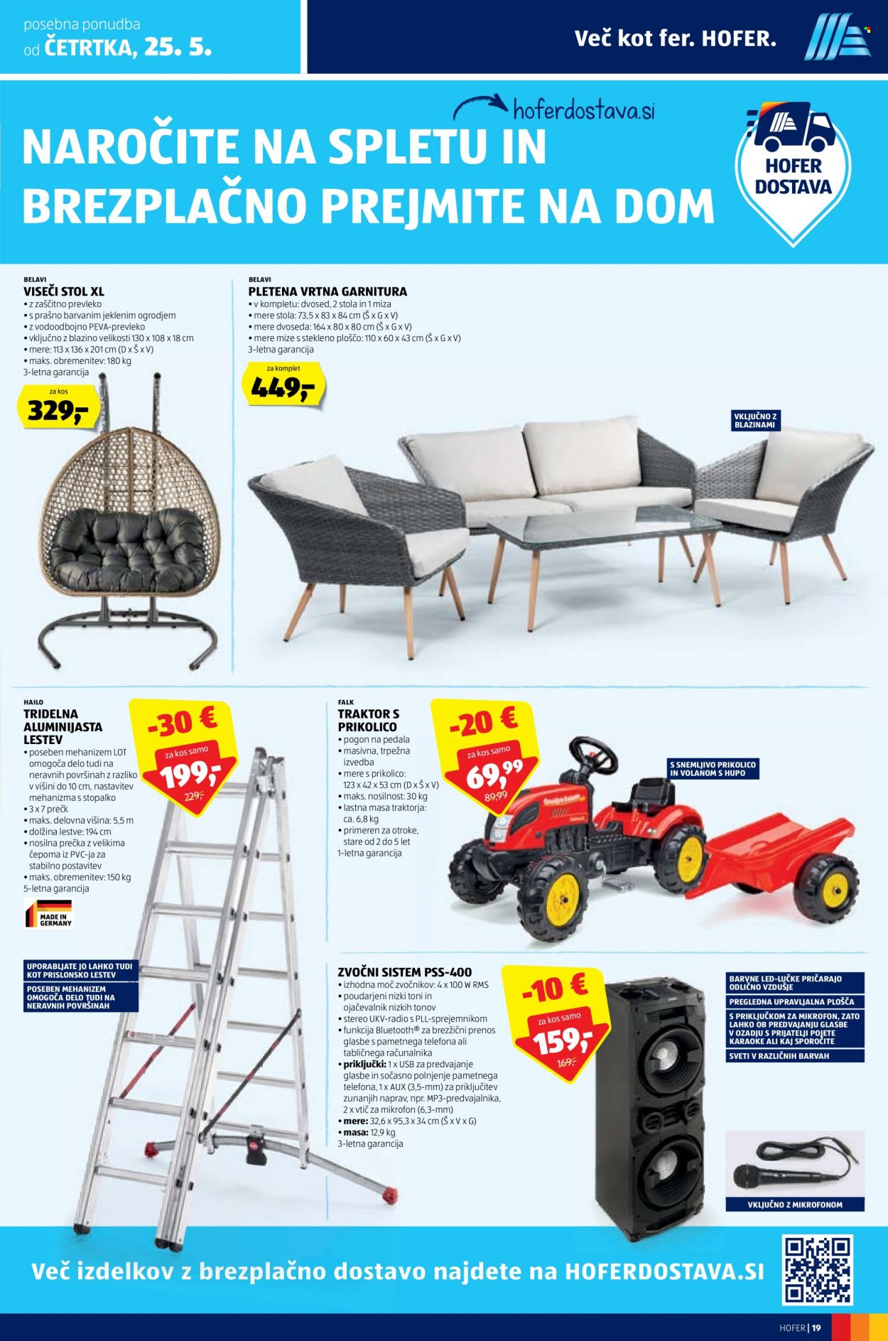 Hofer katalog - 18.5.2023 - 27.5.2023. Stran 19