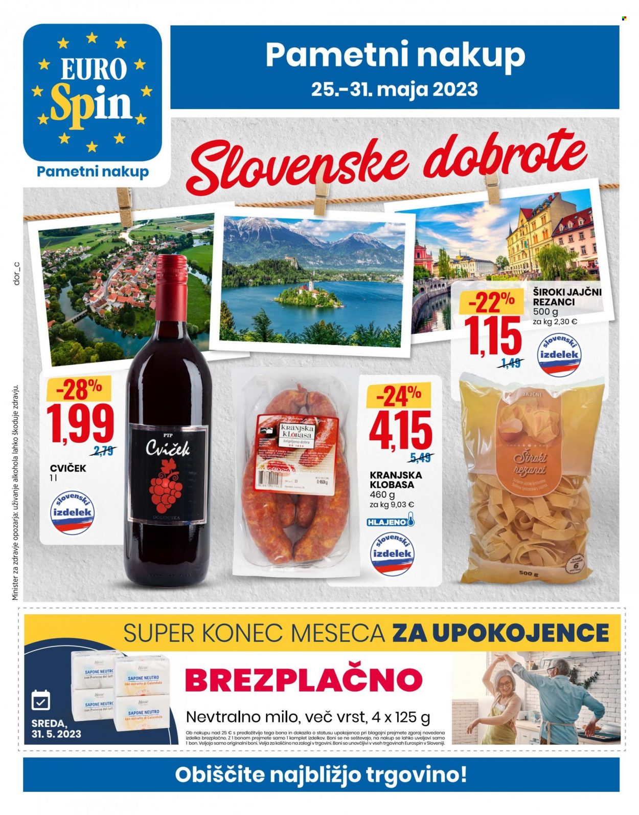 EuroSpin katalog - 25.5.2023 - 31.5.2023. Stran 1
