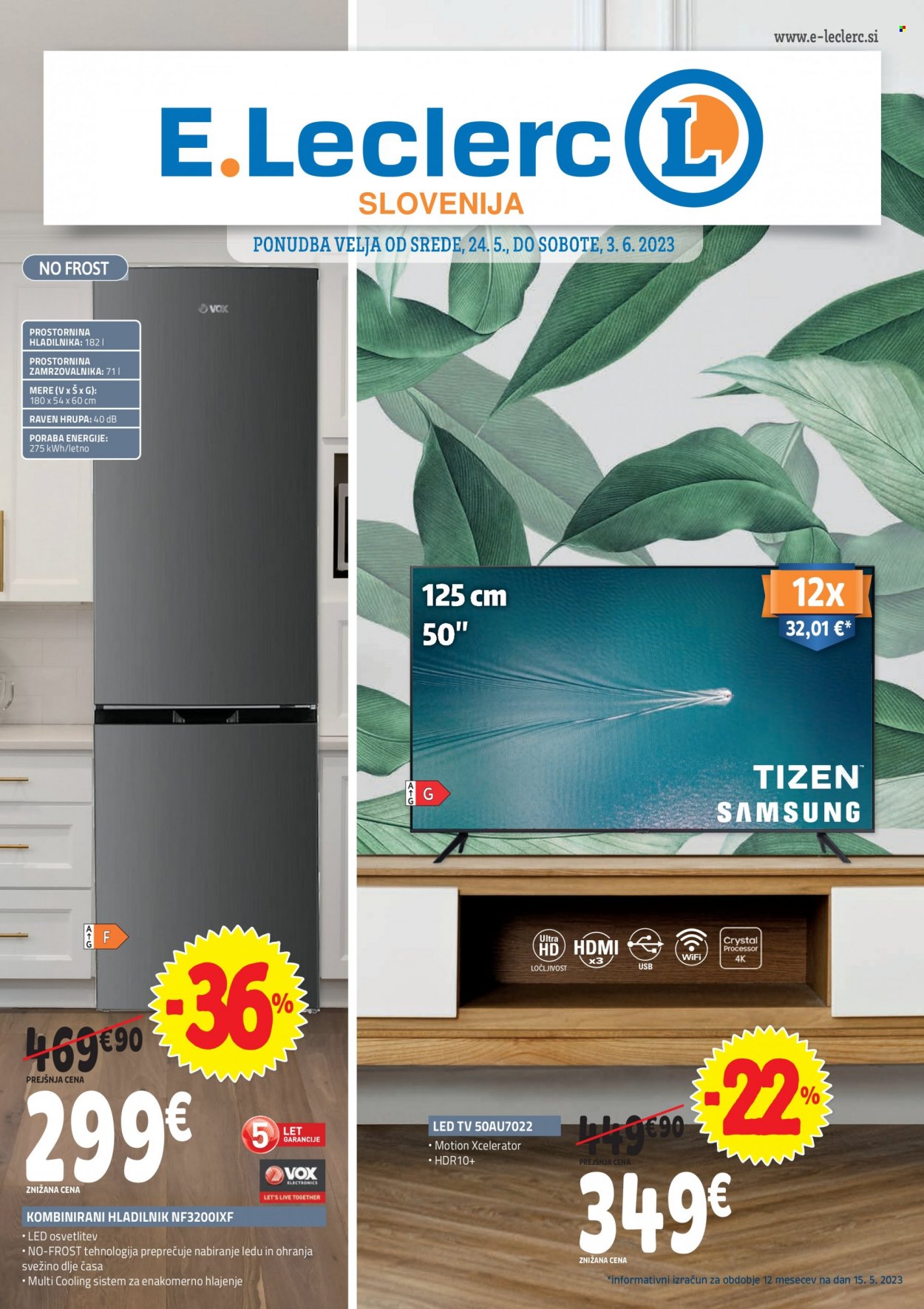 E.Leclerc katalog - 24.5.2023 - 3.6.2023. Stran 1