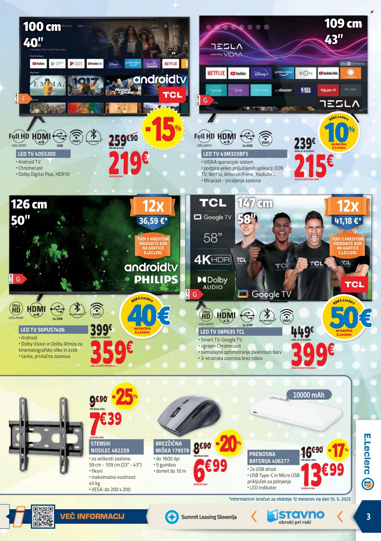 E.Leclerc katalog - 24.5.2023 - 3.6.2023. Stran 3