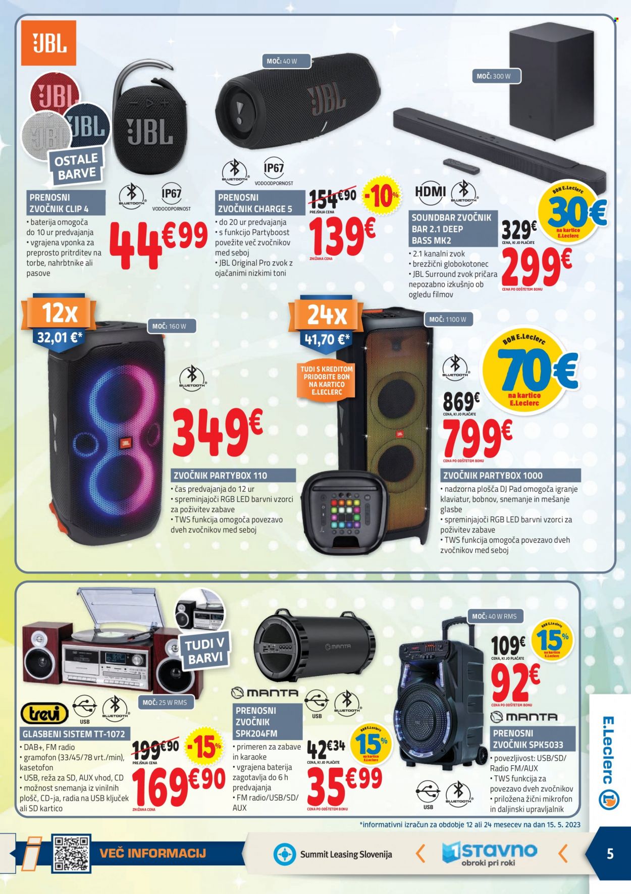 E.Leclerc katalog - 24.5.2023 - 3.6.2023. Stran 5