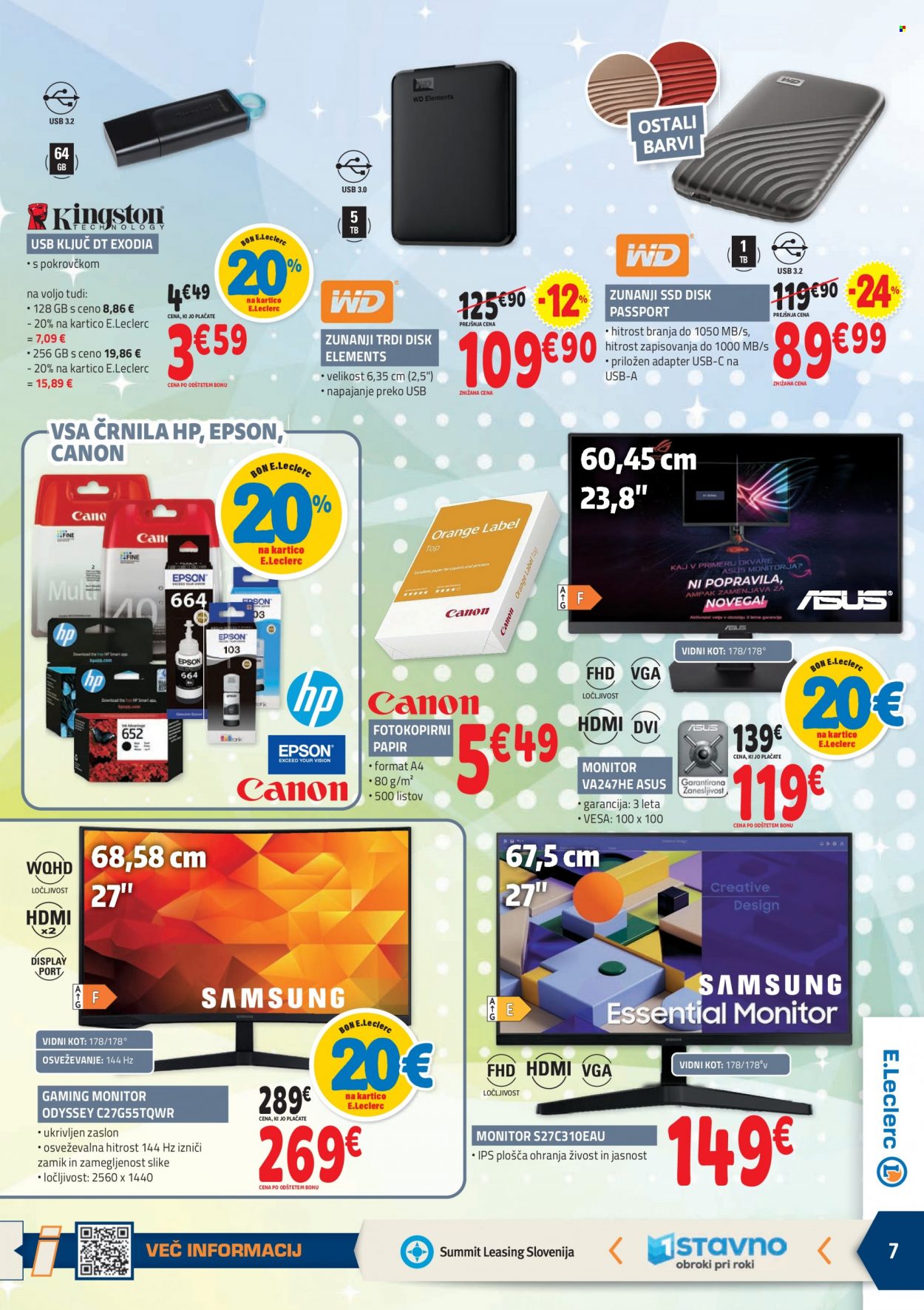 E.Leclerc katalog - 24.5.2023 - 3.6.2023. Stran 7