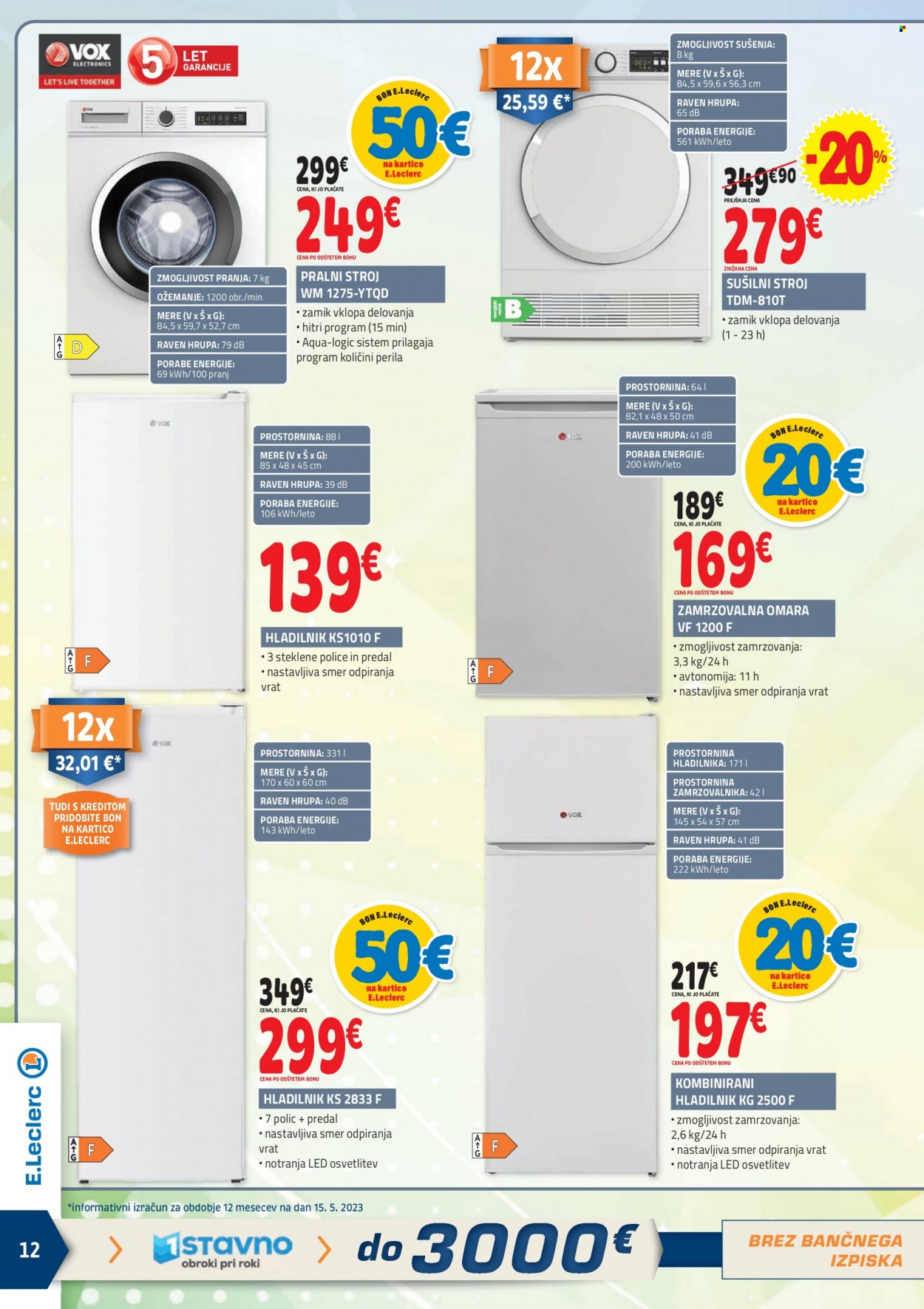 E.Leclerc katalog - 24.5.2023 - 3.6.2023. Stran 12