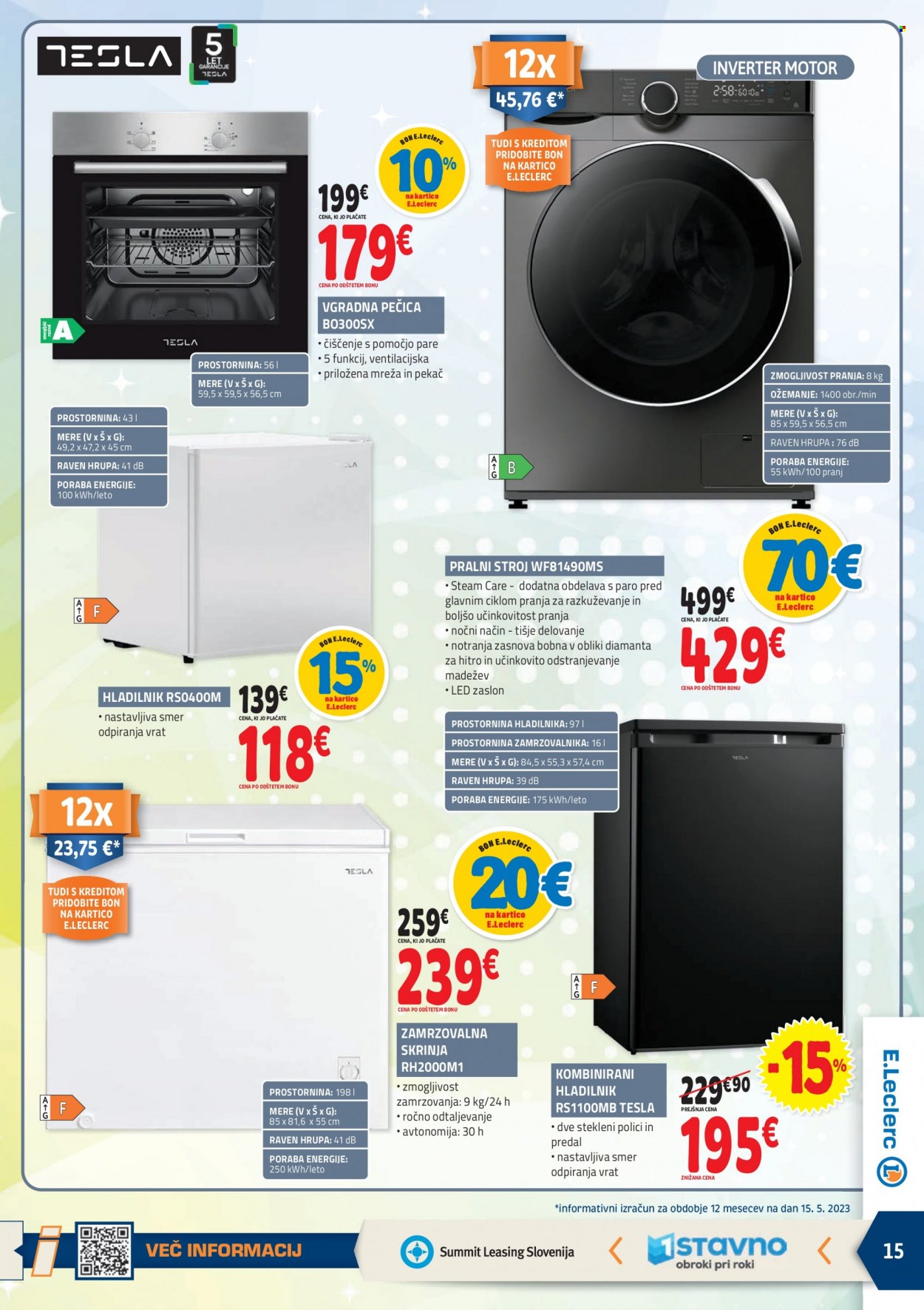 E.Leclerc katalog - 24.5.2023 - 3.6.2023. Stran 15