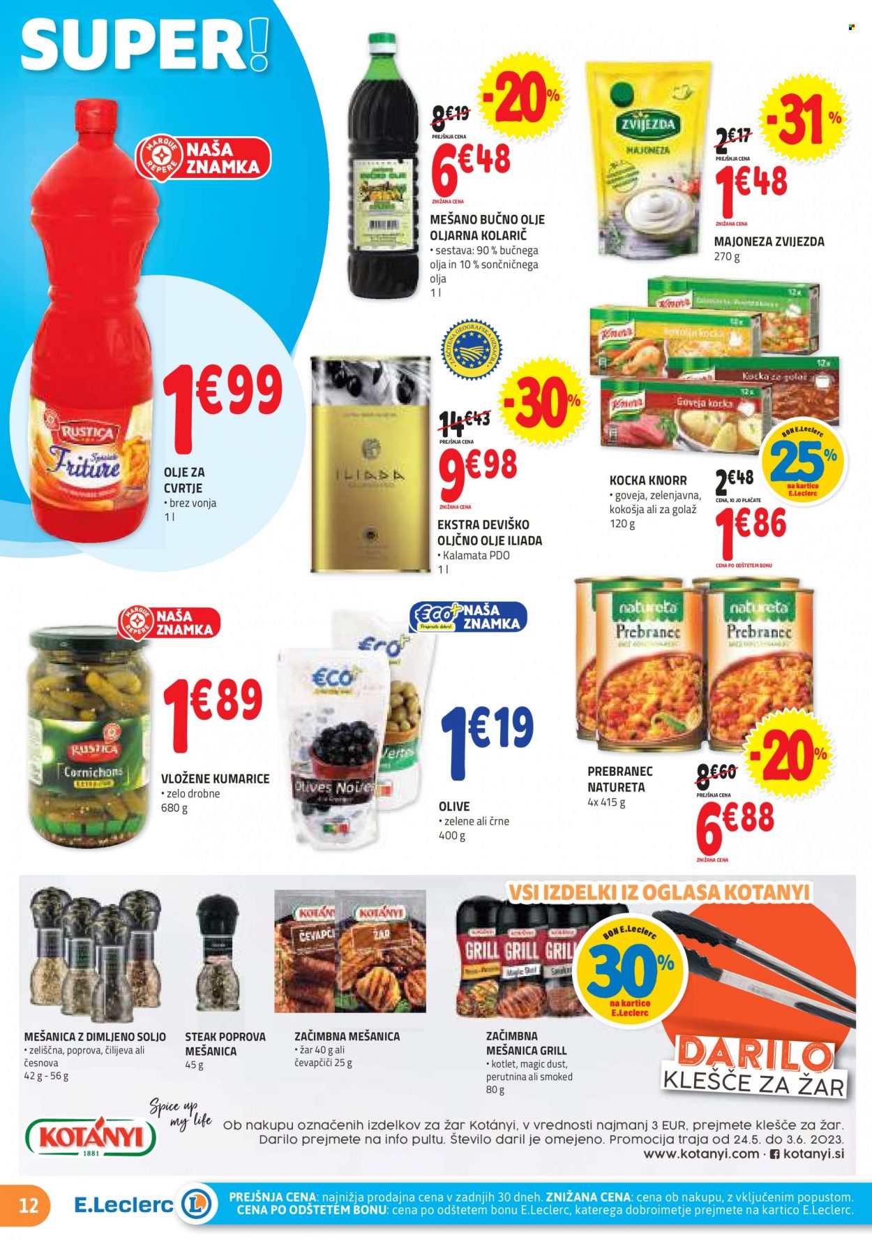 E.Leclerc katalog - 24.5.2023 - 3.6.2023. Stran 12
