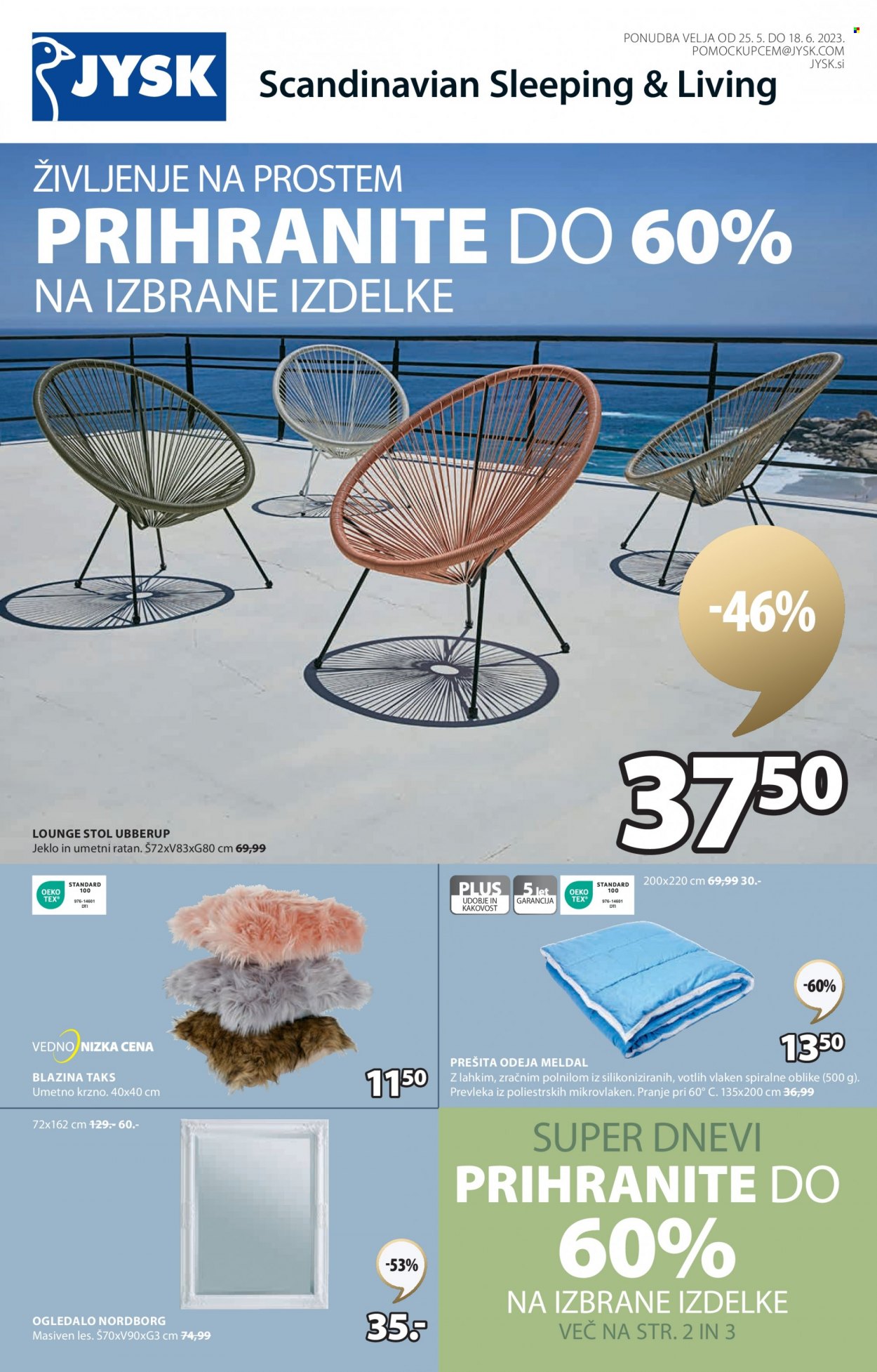 JYSK katalog - 25.5.2023 - 18.6.2023. Stran 1