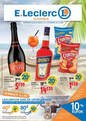 E.Leclerc katalog - 31.5.2023 - 10.6.2023.