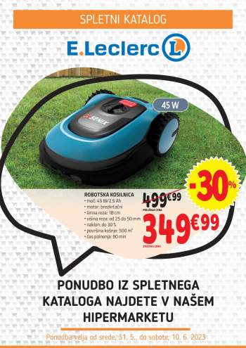 E.Leclerc katalog - 31.5.2023 - 10.6.2023.