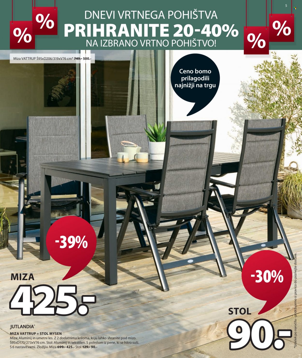 JYSK katalog - 1.6.2023 - 18.6.2023. Stran 5
