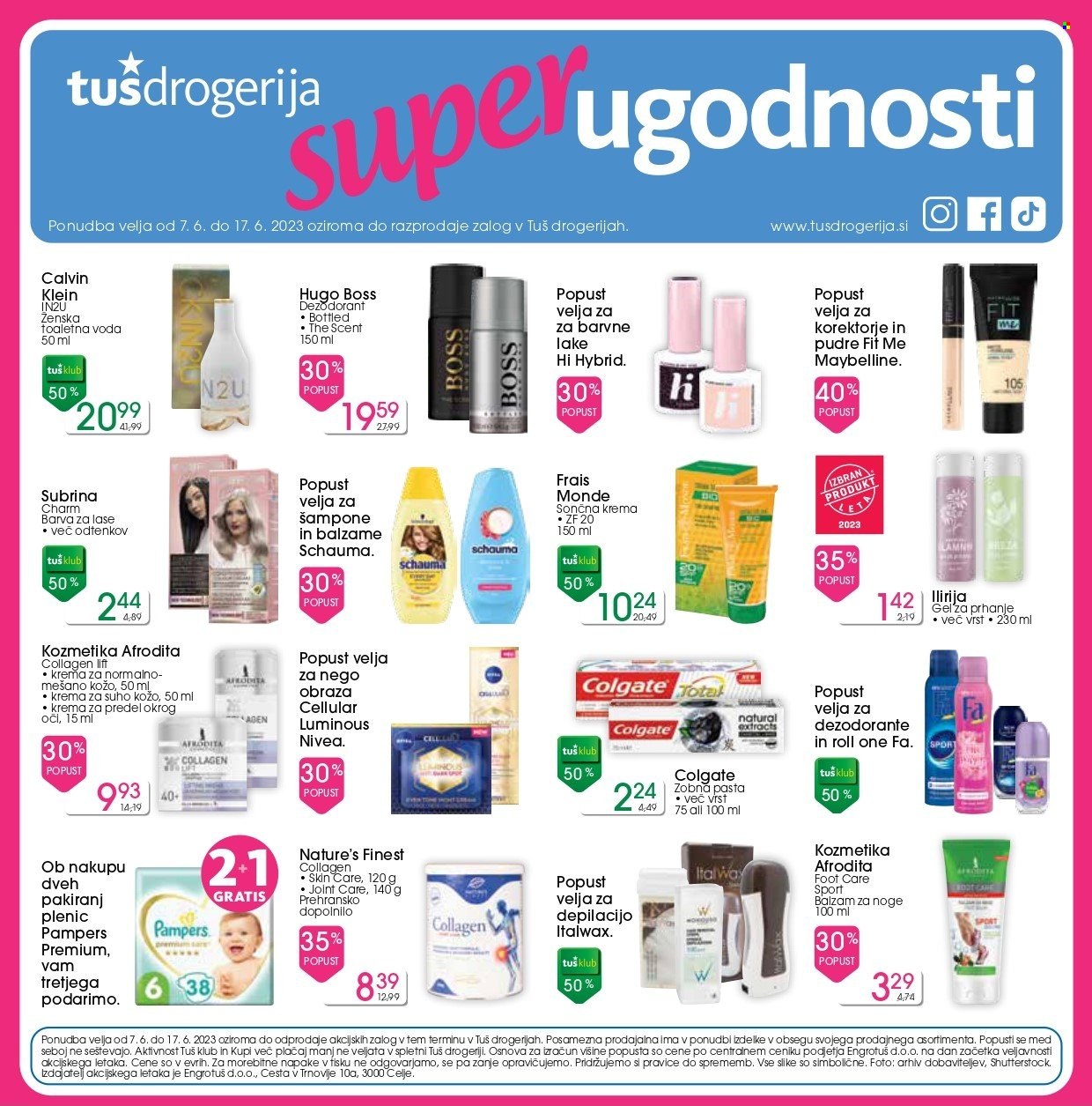 Tuš Drogeria katalog - 7.6.2023 - 17.6.2023. Stran 1