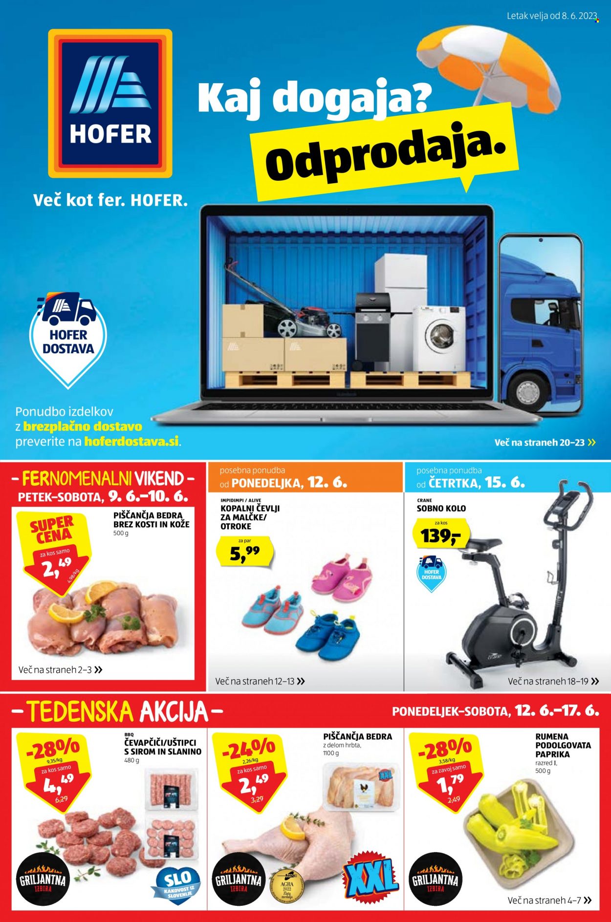 Hofer katalog - 8.6.2023 - 17.6.2023. Stran 1