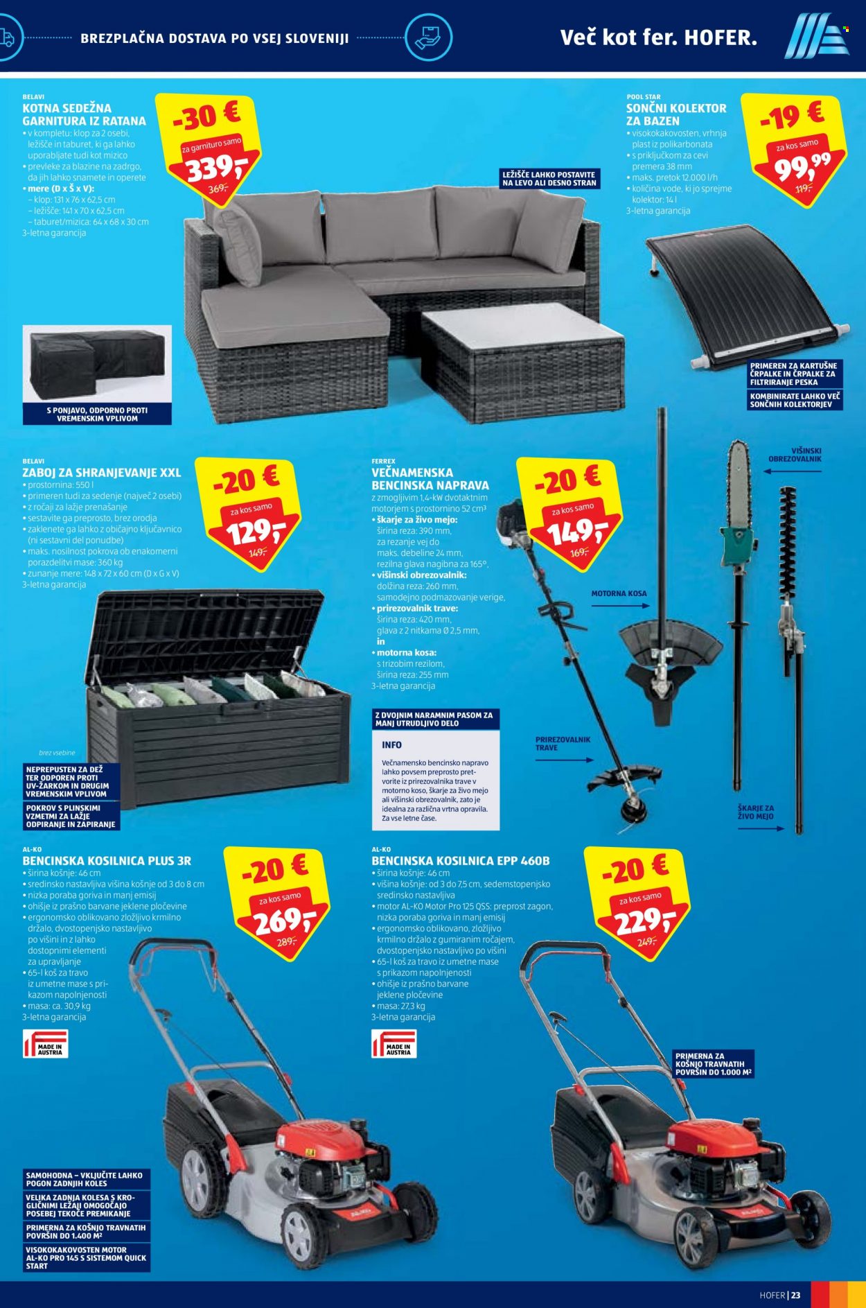 Hofer katalog - 8.6.2023 - 17.6.2023. Stran 23