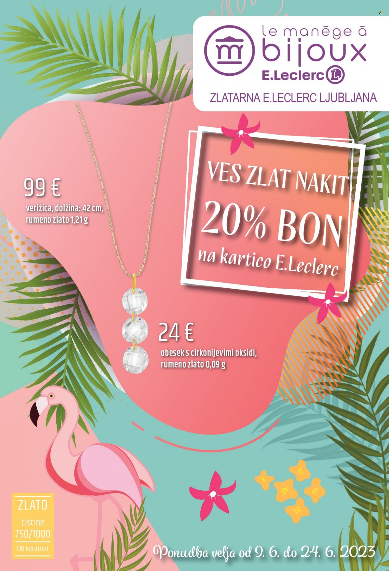 E.Leclerc katalog - 9.6.2023 - 24.6.2023. Stran 1