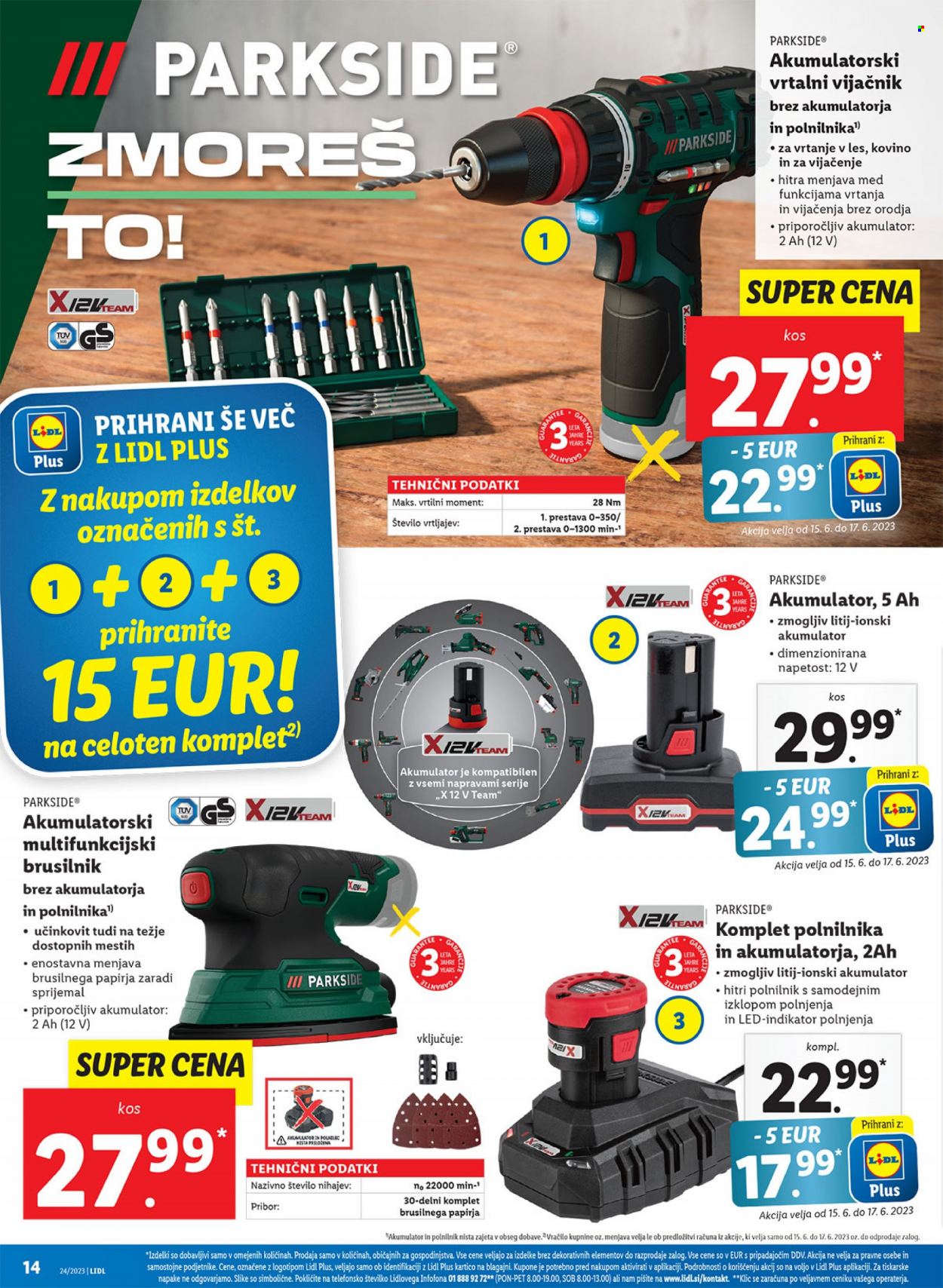 Lidl katalog - 15.6.2023 - 21.6.2023. Stran 32